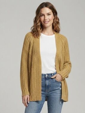 For The Republic Open Shaker Cardigan